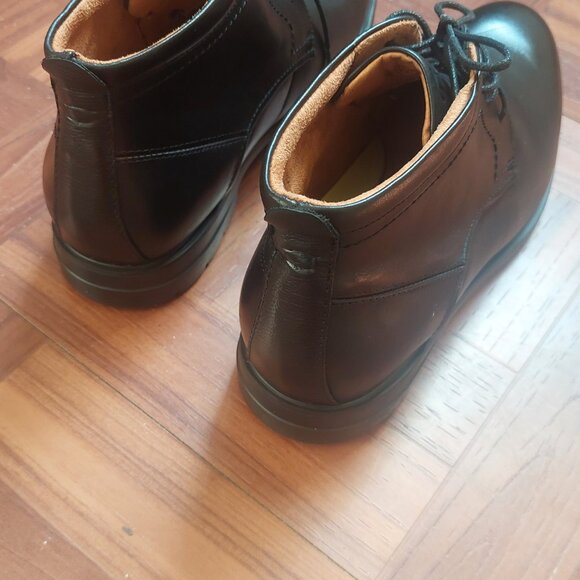 Florsheim Men’s Black Leather Ankle Boots – Comfortech with Ortholite – Size ? - Picture 6 of 6